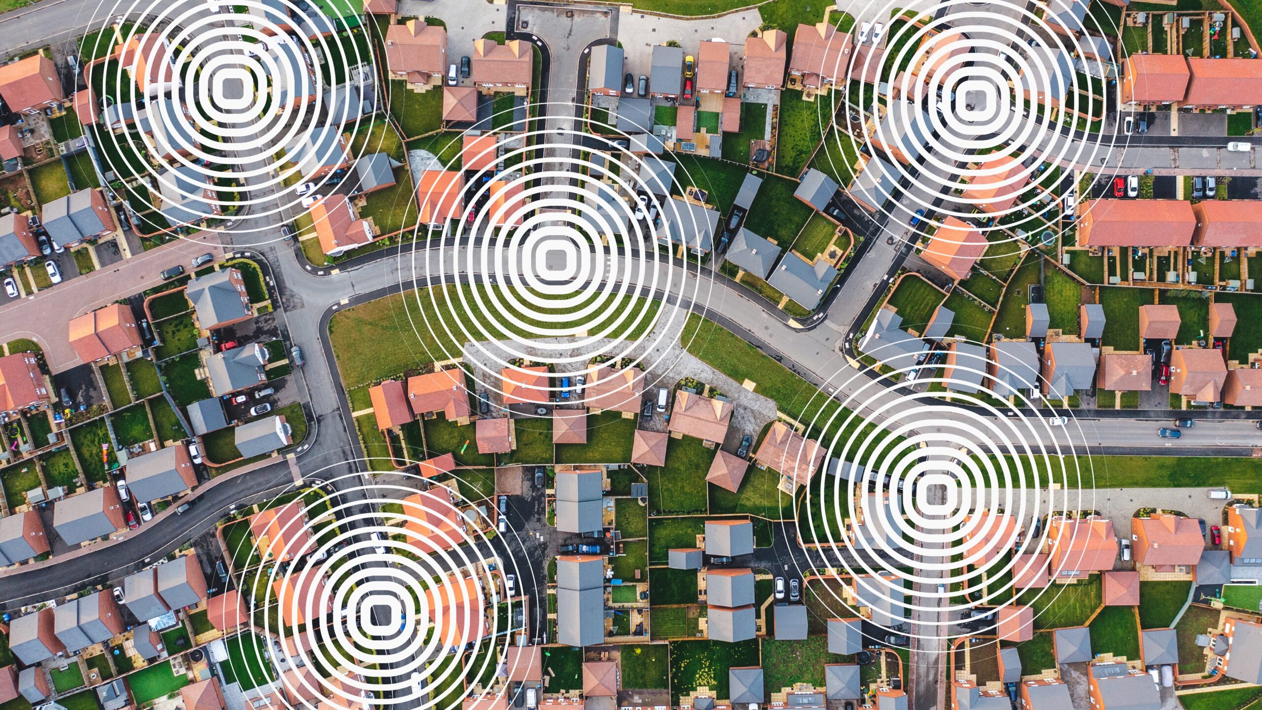 Overview of housing estate