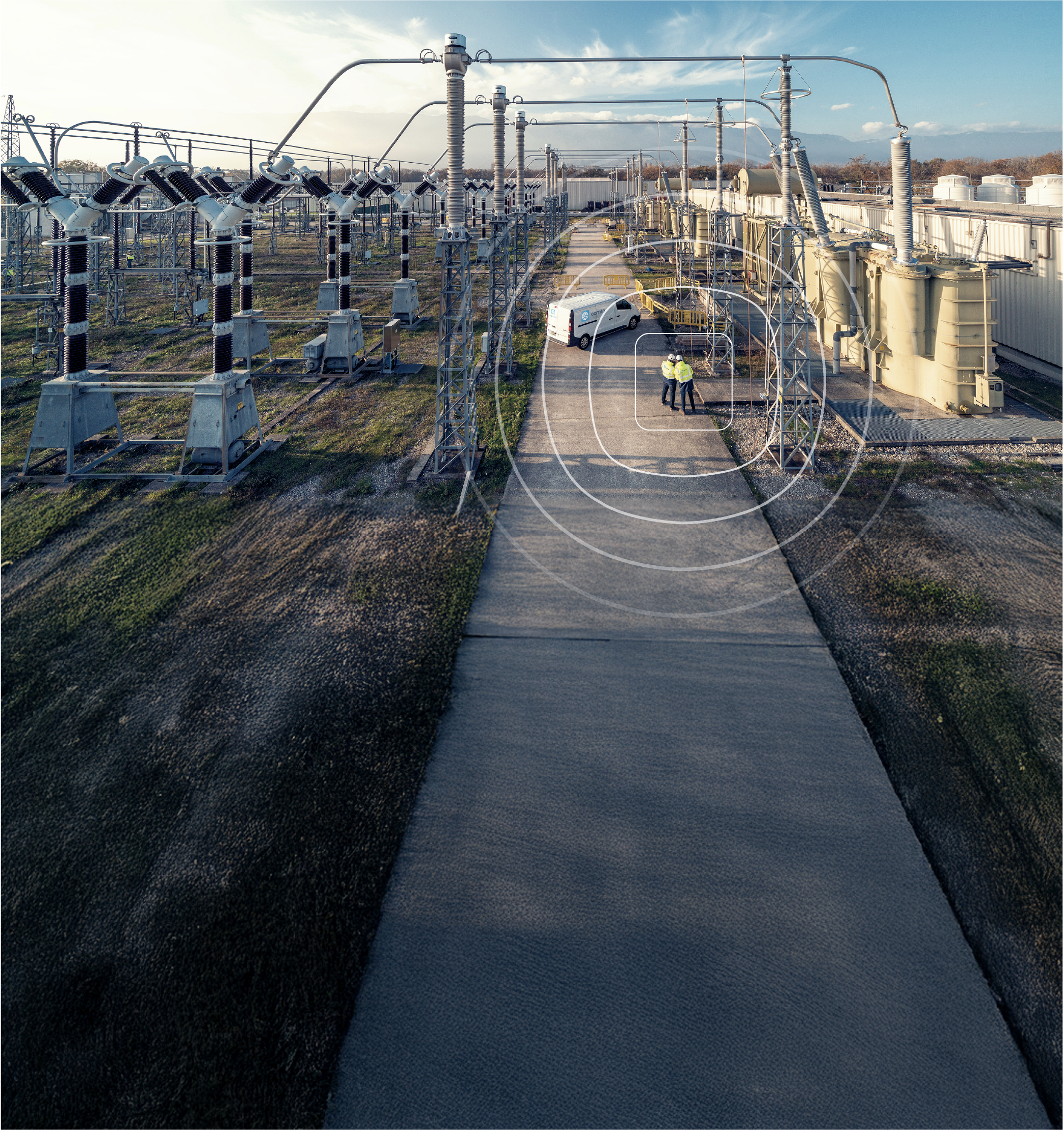 2 men in a power station